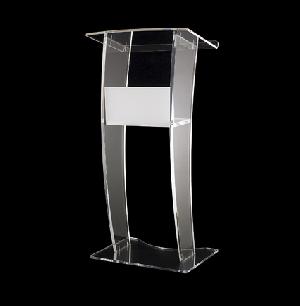 Acrylic Curved Lectern