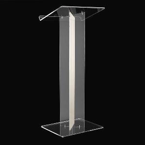 freestanding acrylic podium