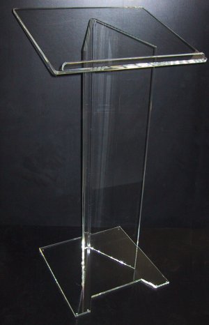 lucite lectern