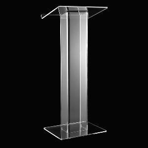 modern plexiglass lectern