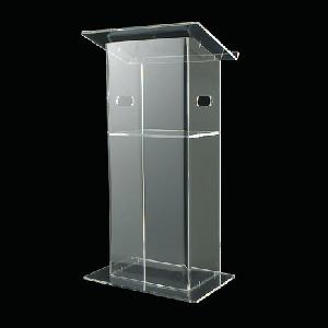 acrylic lectern