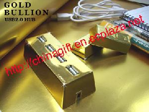 Gold Bullion Usb 2.0 Hubs