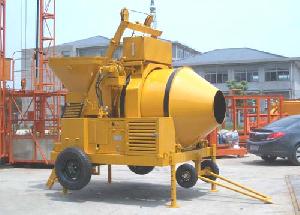 500litre concrete mixer sliding hopper diesel