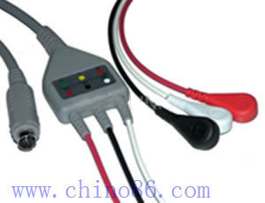 Mek Un Cable Ecg De Tres Piezas Plomo Con Cable Conductor