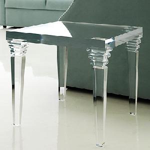 crystal acrylic side console table coffee