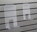 Acrylic Slat-wall Book Display Shelf