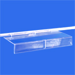 Acrylic Slat-wall Shoe Display Rack