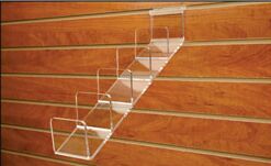 Acrylic Slat-wall Wallets Display Rack