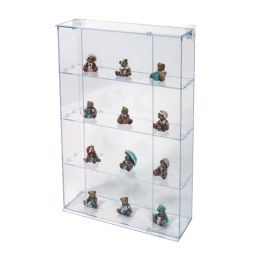 Four Tier Acrylic / Perspex Slatwall Display Case