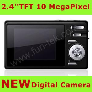 New 2.7 Inch Digital Camera 10mp 8xdigital Camera Mp3 8gb Sd Usb Li-ion Blue / Green / Red / Silver