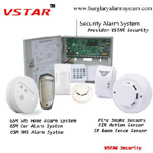 16 hardwired zones building security alarm systems