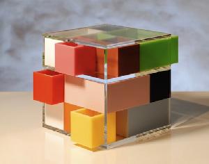 acrylic cube lucite home furnishing