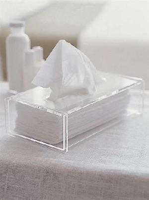 Acrylic Facial Tissue Holder