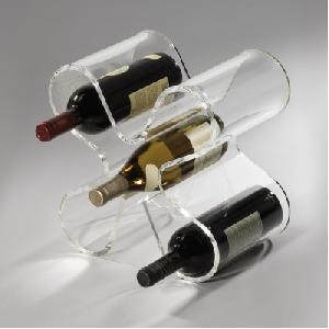 Clear Acrylic Wine Rack