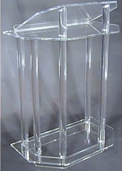 Crystal Clean Acrylic Lectern