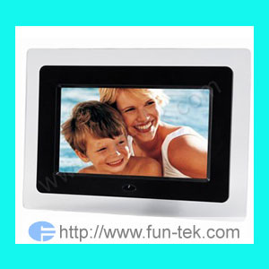 New 7inch Digital Photo Frame Picture Frame Dpf Electronic Album Fun-tek Sd Mmc Cards Usb 2.0