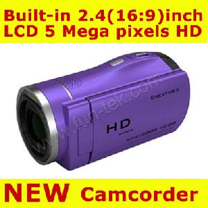 purple 8gb 2 4 tft lcd stk 5mp 4xzoom hd digital video camcorder camera dv