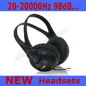 New Retractable Stereo Headphone Headset Earphone Ep-2900s For Pc Laptop Mp3 Msn Skype