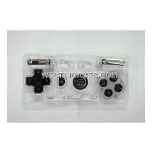 Button Replacement Set For Sony Psp Go Black