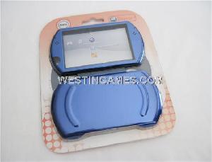 Protective Aluminum Case With Inner Cloth For Psp Go Blue