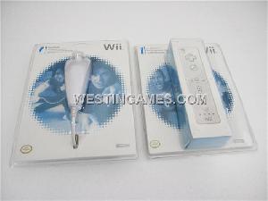 Remote And Nunchuck Controller For Nintendo Wii White Us Version