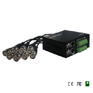 8-ch Passive Video Balun With 60cm Coax Jumper Fs-4608sriii Utp Cat5e Tramsmitter