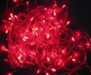 Red Color 100 Led Bulbs Christmas Party String Fairy Lights For Christmas Decoration