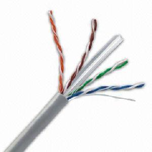 Cat6 Cable With Pvc / Lszh Jacket And 73.2pf / 100m Static Electric Capacity