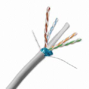 ftp cat6 lan cable solid gray 305m