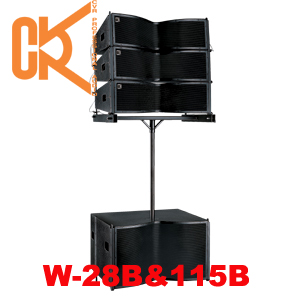 dual 8 line array speakers pro audio mini indoor