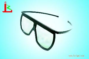 Plastic Linear Polarized 3d Glasses Black Frame