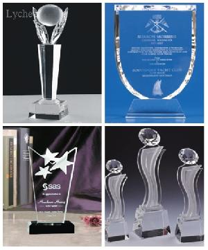 crystal trophy