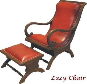 Lazy Chair With Foot Stool