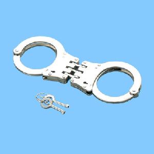 sh th nickel plated handcuff