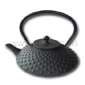 0 65 liter cast iron teapot hobnail pattern