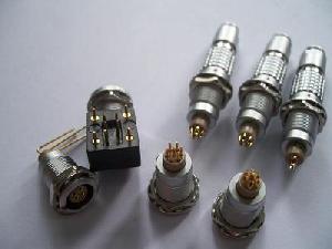 1b4pin With Nuts Metal Instrument Connector