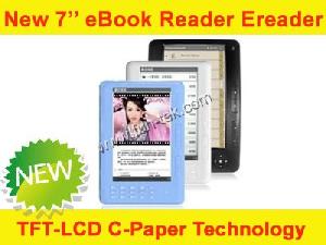 7inch c paper technology tft lcd dispaly ebook reader ereader export wholesale