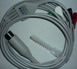 ecg cable 5 leads aha iecqwe