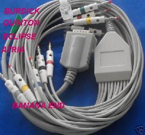 Burdick Ekg Cable With 10 Leads Quinton Eclipse