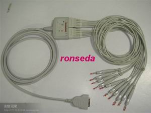 Ge Ekg Mac 1200 / 500 Ecg Cable Aha Or Iec Multi Link