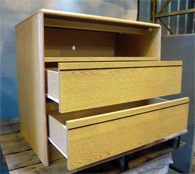 Light Oak Wooden Tv Stands, Stock# 3317-1623