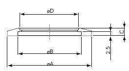 kf flange bored blank stainless steel alumium supplier vacuum fitting