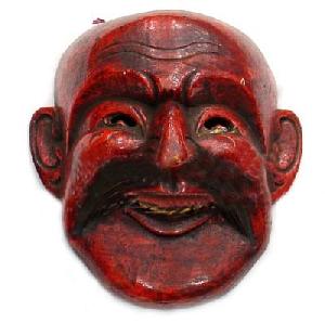 Handmade Tibetan Mask Tibetan Lama Wooden Mask