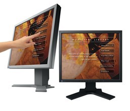 19 Inch Saw Resistive Touch Screen Lcd Cctv Monitor