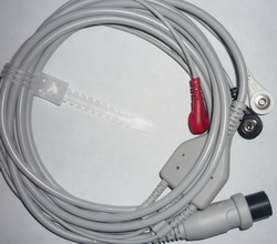 One Piece Ecg Cable With 3 Leads-rsd E021z