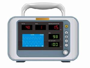 Multi-parameter Patient Monitor 3.5 Inch Etco2 Spo2 Monitor Ronseda 2001