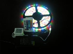 Led Strip Light Rgb 5050 Smd Power Supply Remote Ir Controller Waterproof 5m 60led Per Metres