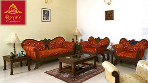 Carved Teak Wood, Silver Sheet And Other Handcrafted Furniture And Intrerior Products