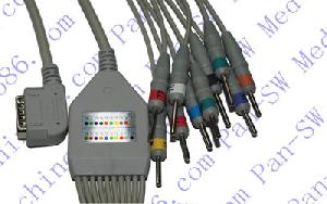 Kanz 10-lead Ecg Cable With Leadwire