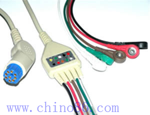 One Piece Artema S And W Five Lead Ecg Cable With Leadwire